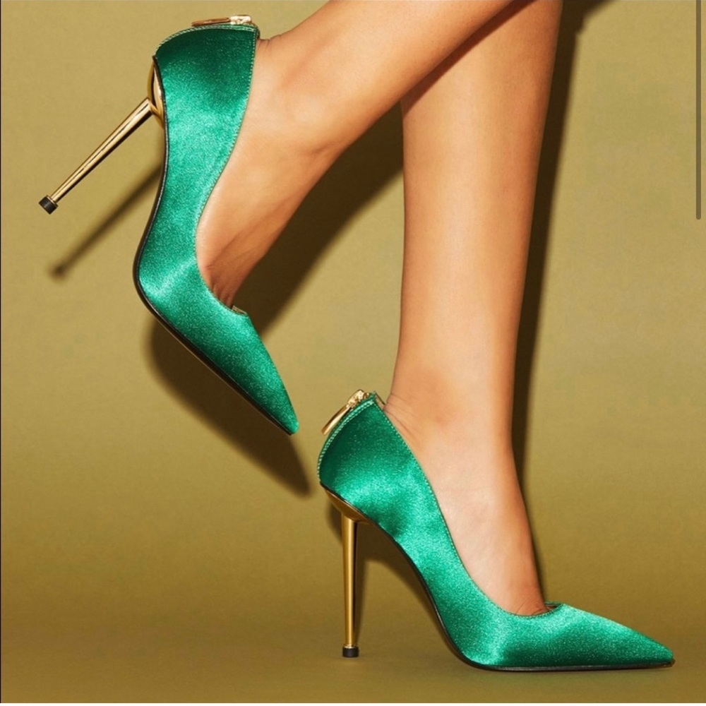 Excellent Condition. Jessica Rich Green Pump.